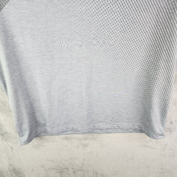 Mens Gray Under Armour The Playoff Polo Shirt Short Sleeve Size L - Picture 4 of 10